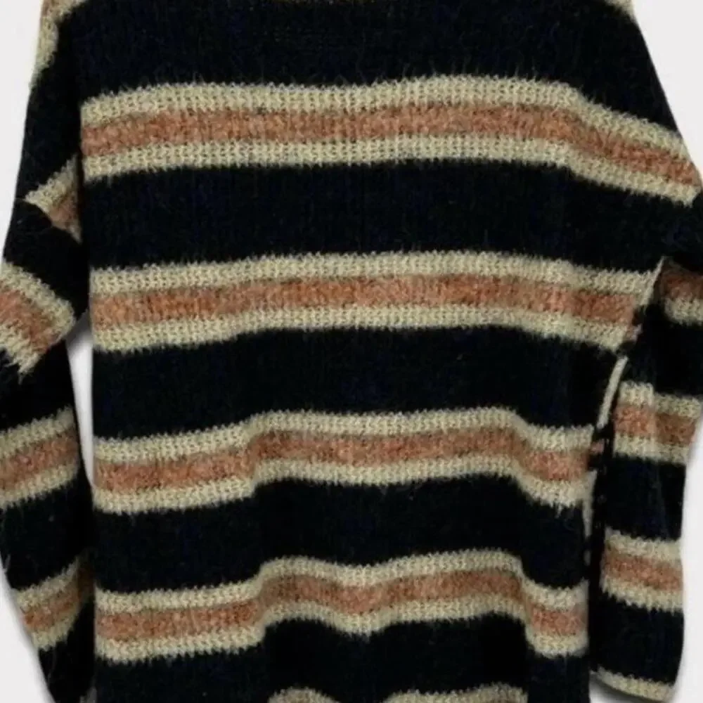 Free People striped oversized sweater
